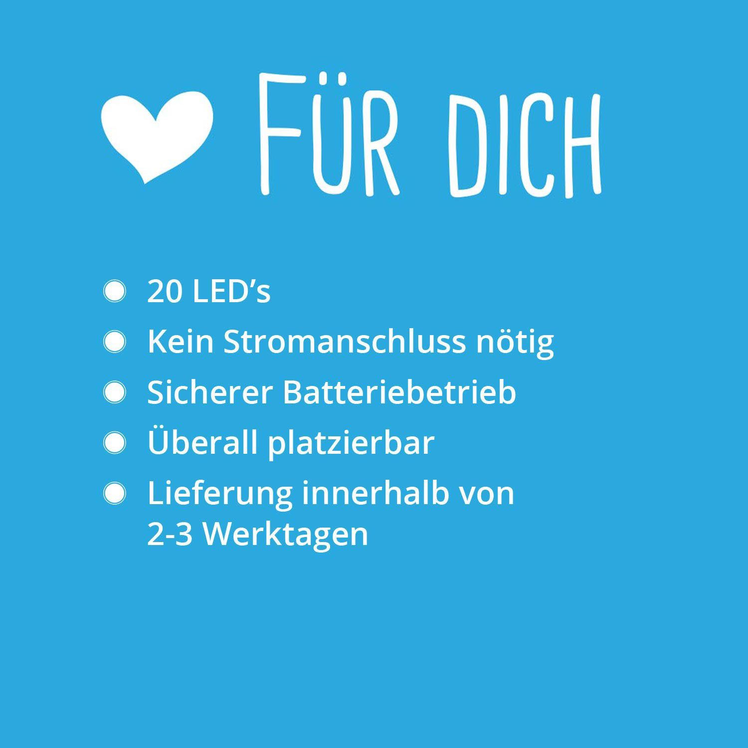 Namofactur LED Wandleuchte LED Hirsch Wanddeko aus MDF Holz, schwarz lackiert, LED fest integriert, Warmweiß, Wand Dekoration für dein zuhause