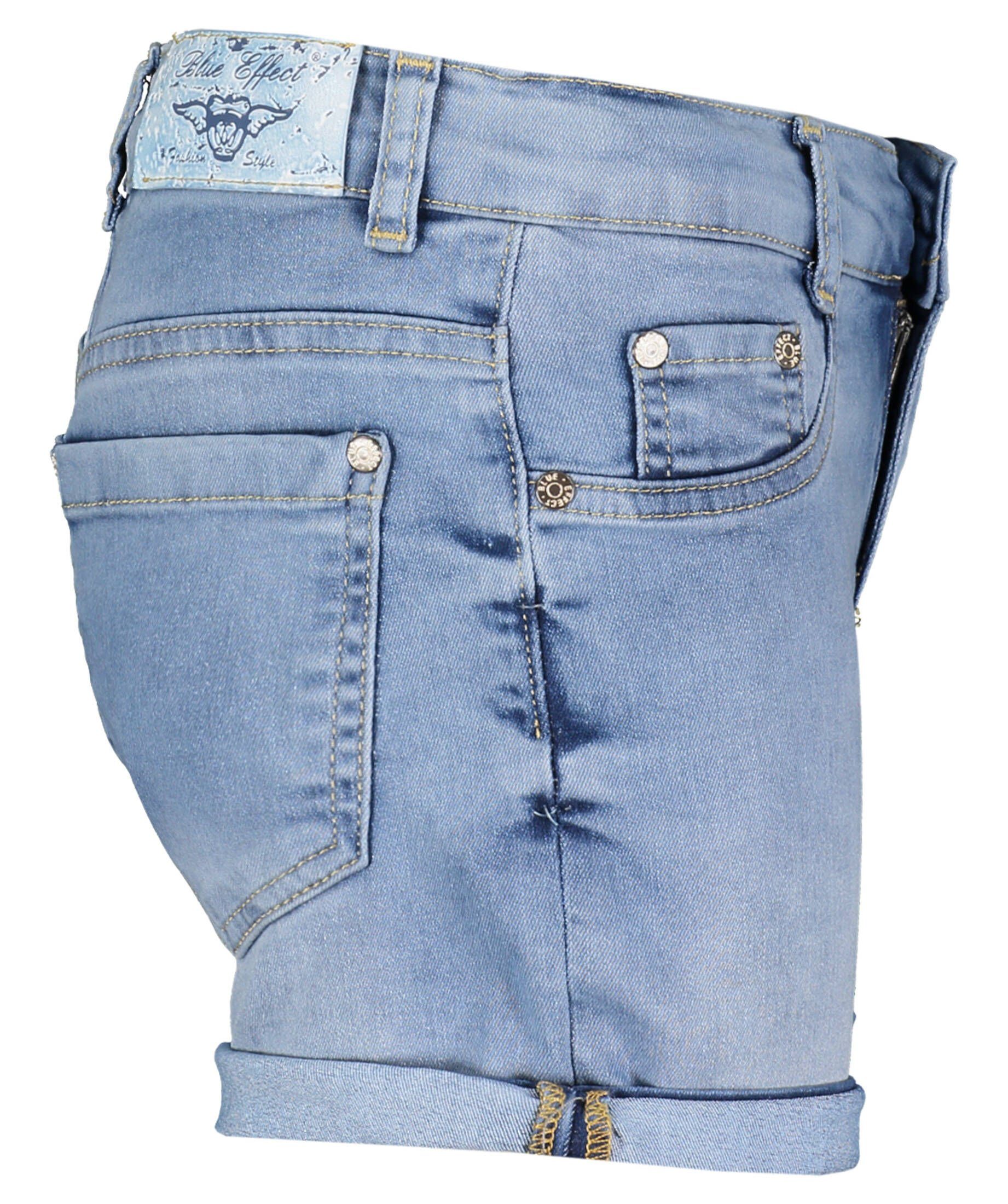 Jeansshorts Shorts (1-tlg) Mädchen BLUE EFFECT stoned (81) blue