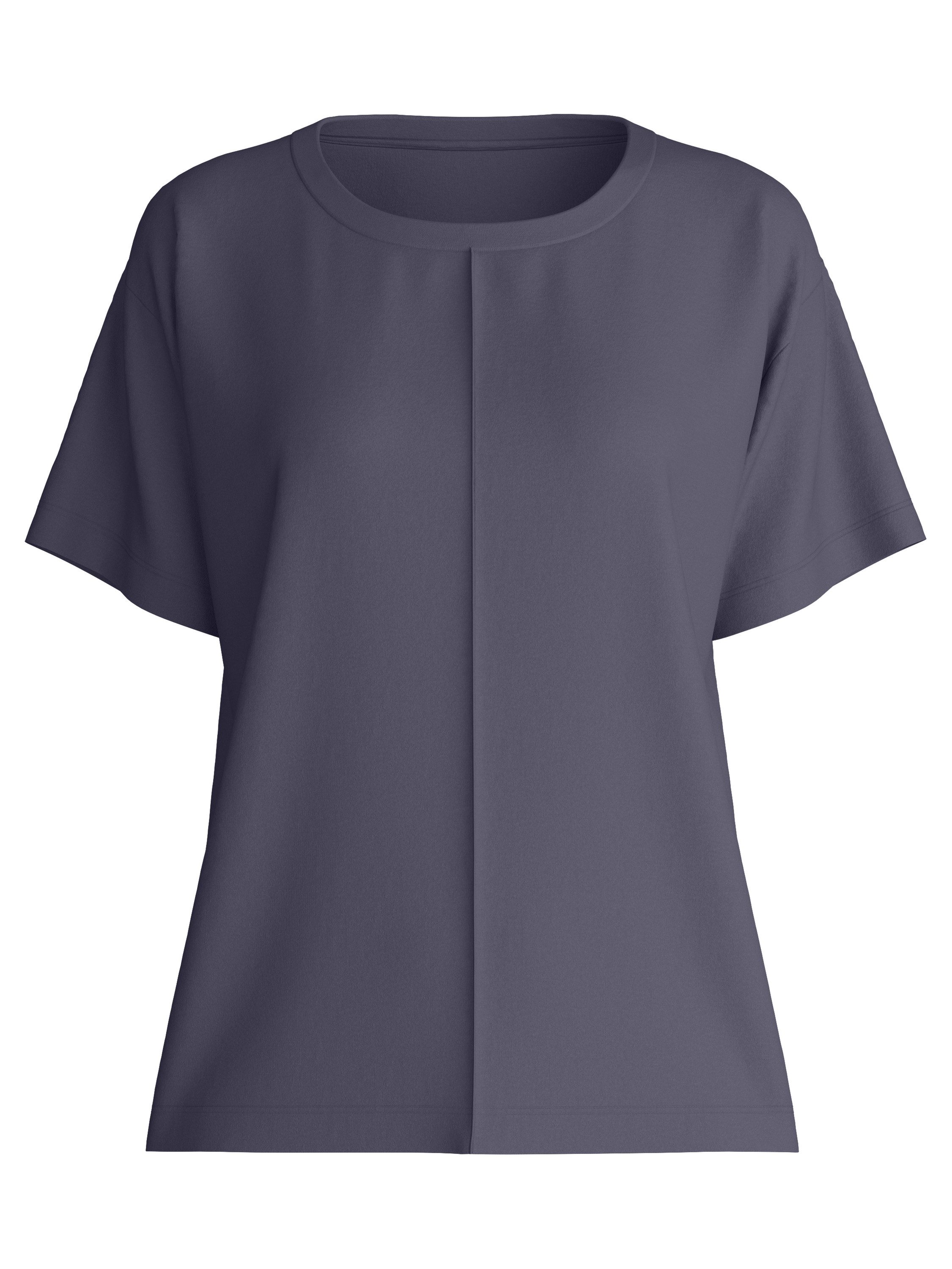 CALIDA Kurzarmshirt Natural Loungewear Damen (1-tlg) weiche Modalqualität, leichtes Piqué, atmungsaktiv, pflegeleicht