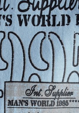 Man's World T-Shirt mit modischem Print