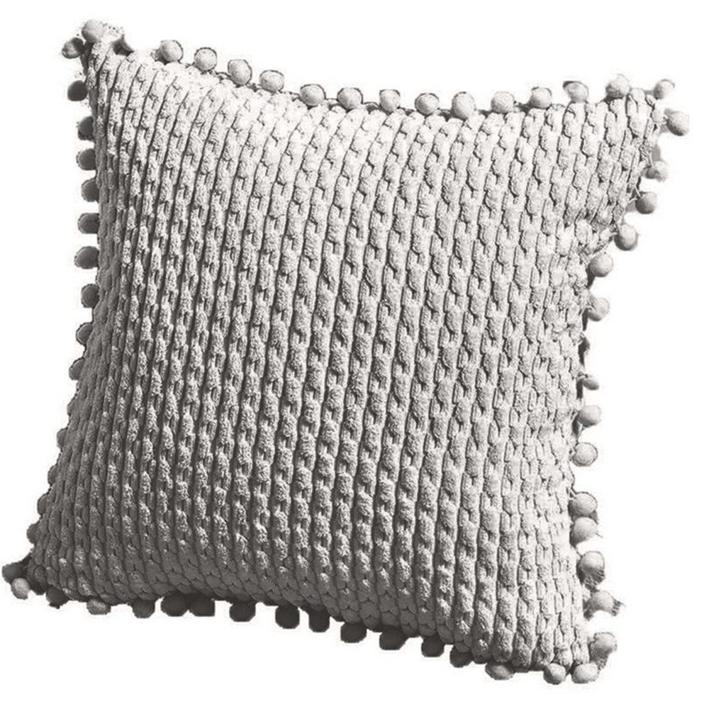 Coonoor Kissenbezüge Sofa Kissenbezug,mit Pompons, (2 Stück), für Weihnachten Bett Sofa Deko