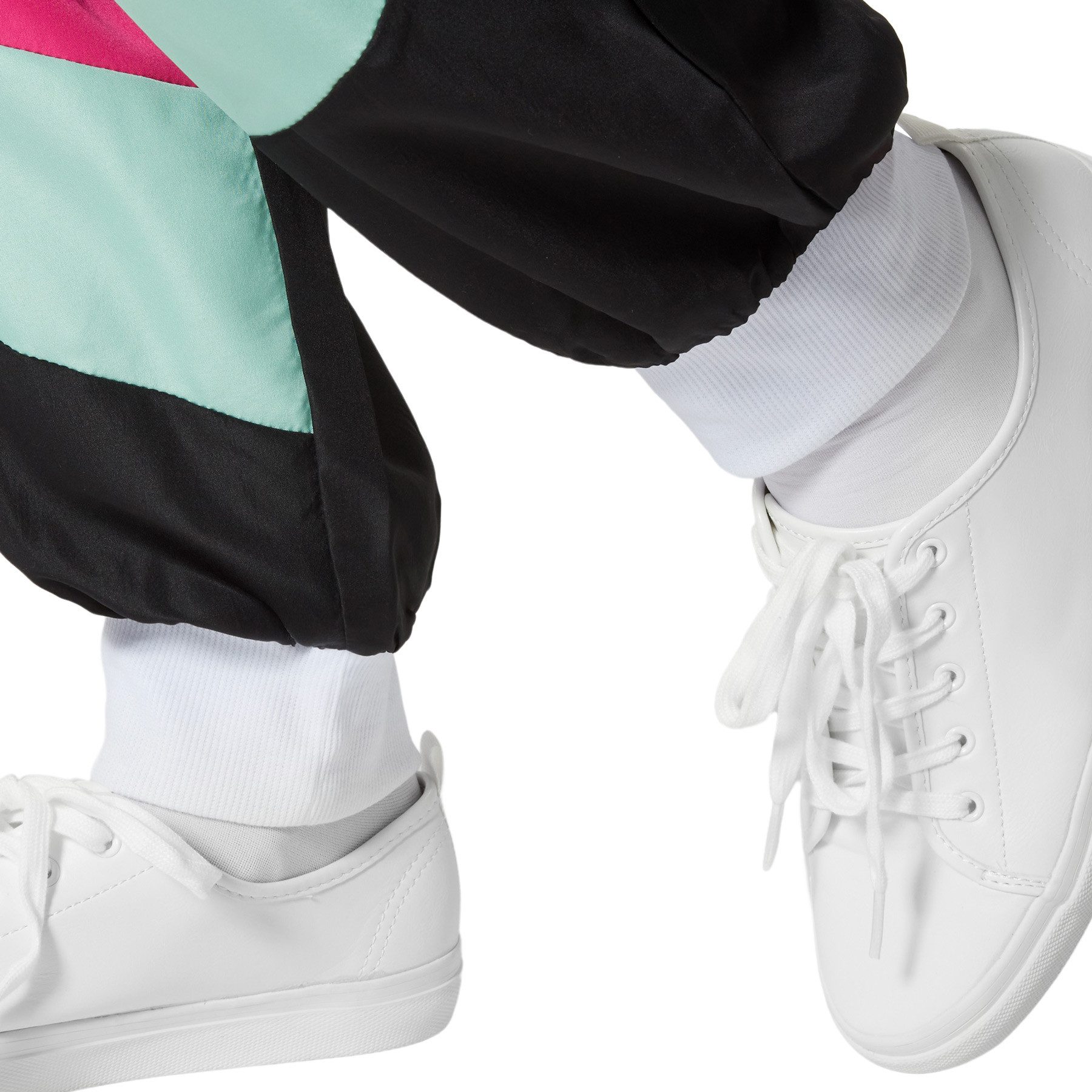 dressforfun Kostüm Damenkostüm, Bunte Jacke und Hose im klassischen Stil der 80er und 90er.