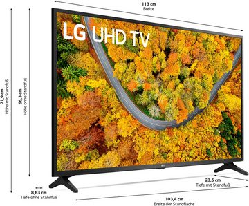 LG 50UP75009LF LCD-LED Fernseher (126 cm/50 Zoll, 4K Ultra HD, Smart-TV, HDR10 Pro, LG Local Contrast)