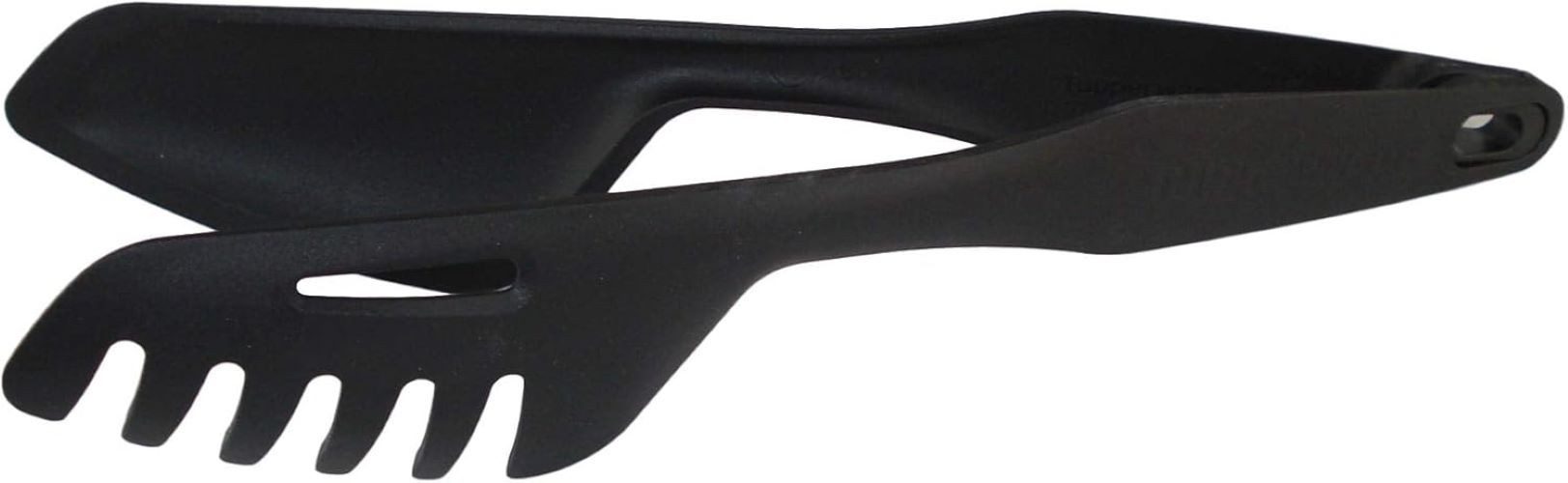 TUPPERWARE Kochlöffel Tupperware Griffbereit Chefzange schwarz