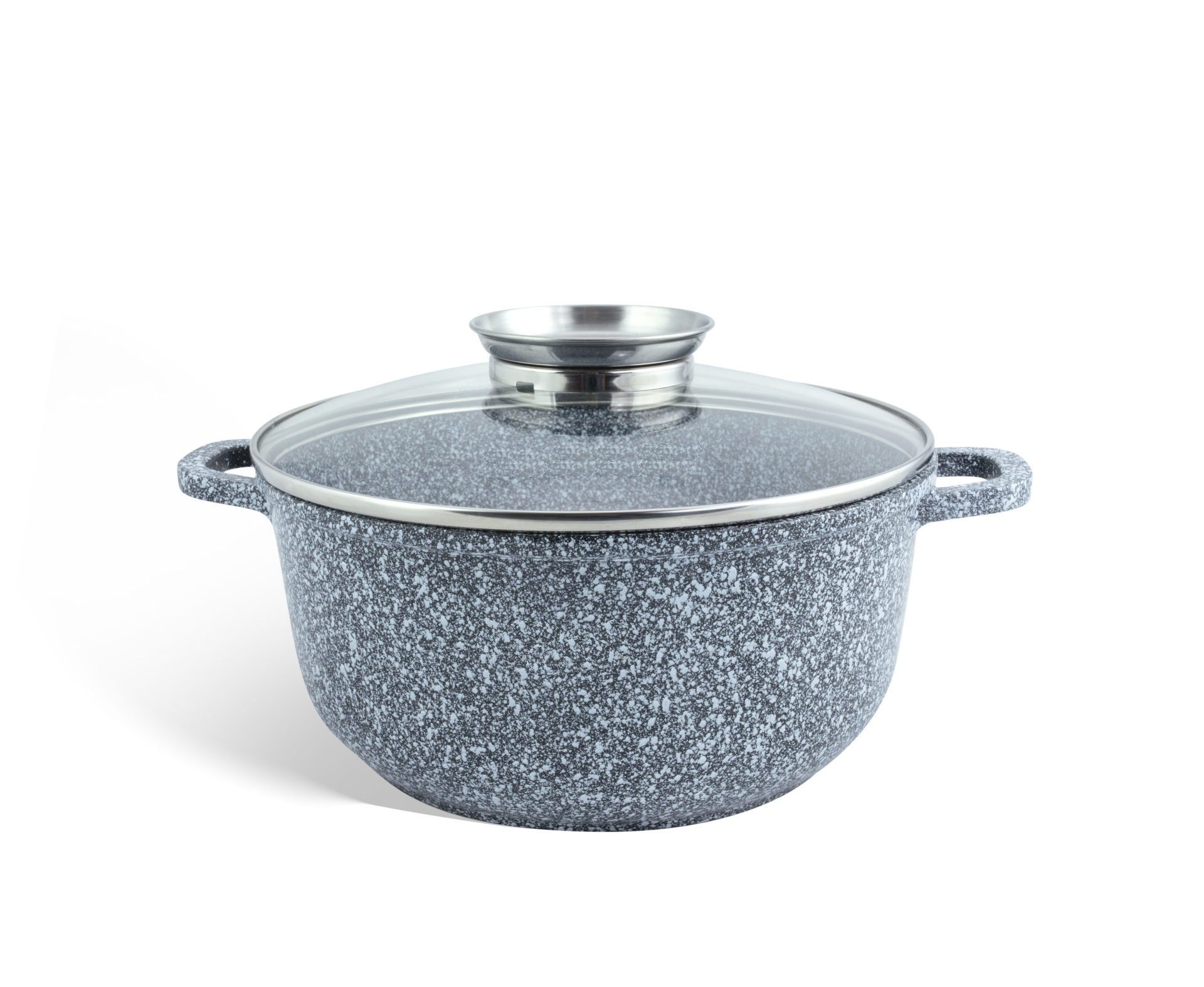 KlönBerg Topf-Set Töpfe mit Steinbeschichtung in 4 verschiedenen Größen, Aluminiumguss, Aluminium, Keramik, Edelstahl (Passt in jede Küche! (1.2L / 2.3L / 4.5L / 5.5L), 8-tlg., Es ist eine perfekte Geschenkidee für jeden Anlass), Innovative Aroma Knob-Griffe