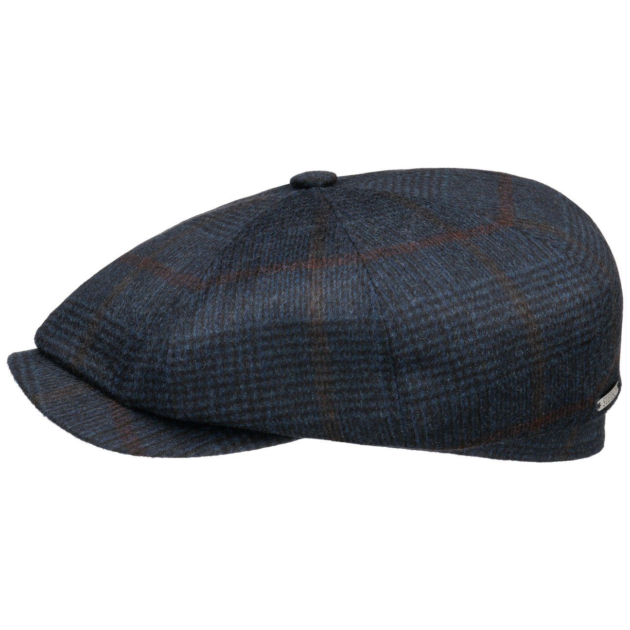 Stetson Flat Cap (1-St) Schirmmütze mit Schirm, Made in Germany