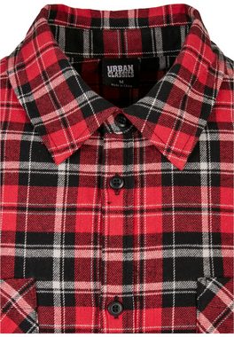 URBAN CLASSICS Langarmhemd Urban Classics Herren Checked Roots Shirt (1-tlg)