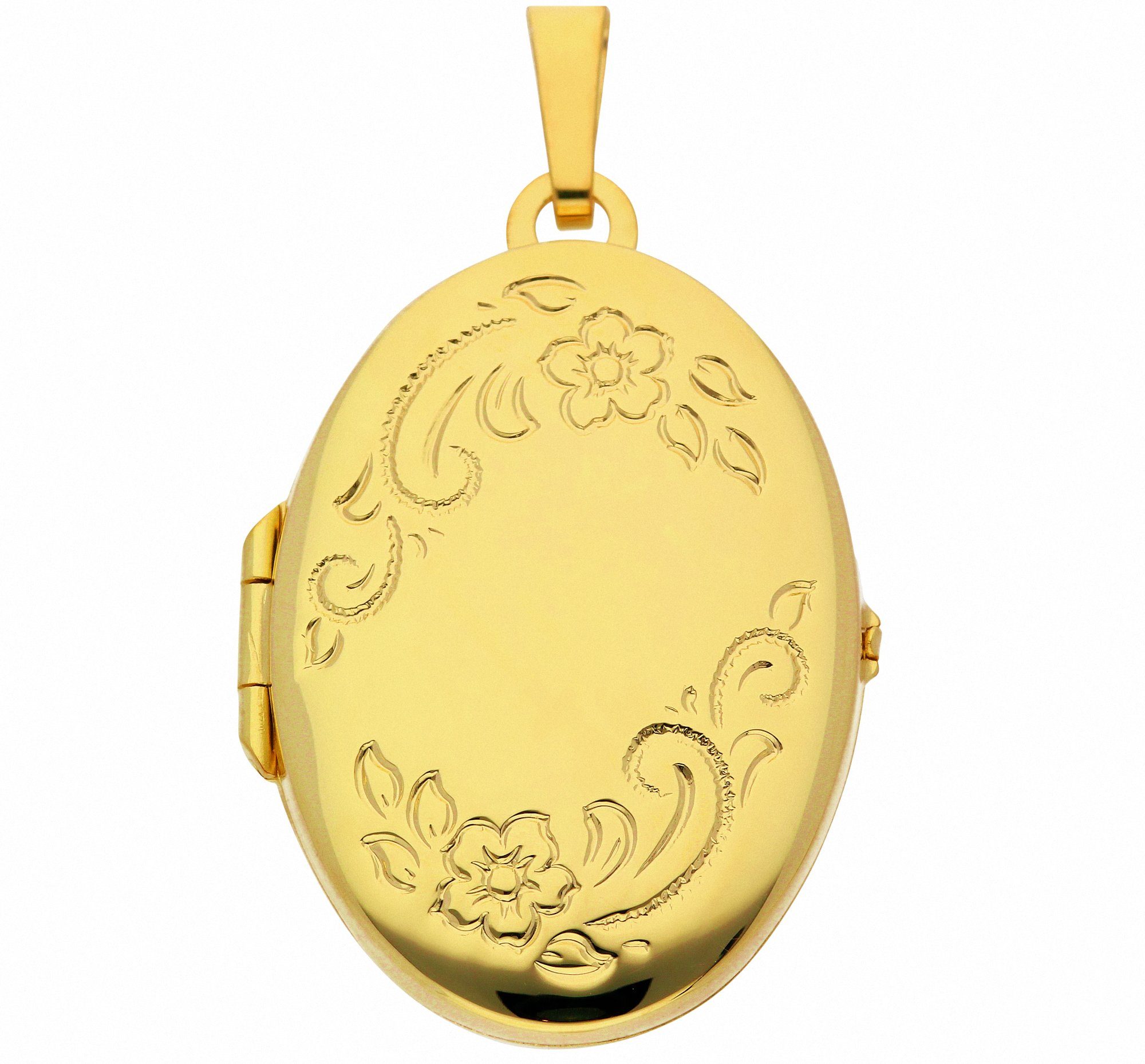 Anhänger - Gold Set Adelia´s mit Anhänger, Halskette 585 Kette mit Schmuckset Medaillon
