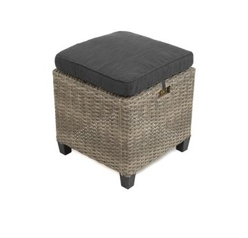 bellavista - Home&Garden® Loungeset Rattan Gartemöbel Ecklounge Madeira grau, (Set, 6-tlg)