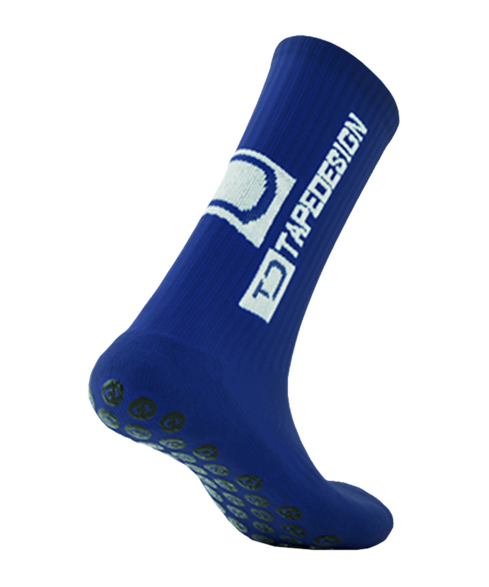 Gripsocks Sportsocken Tapedesign default blauweiss Socken