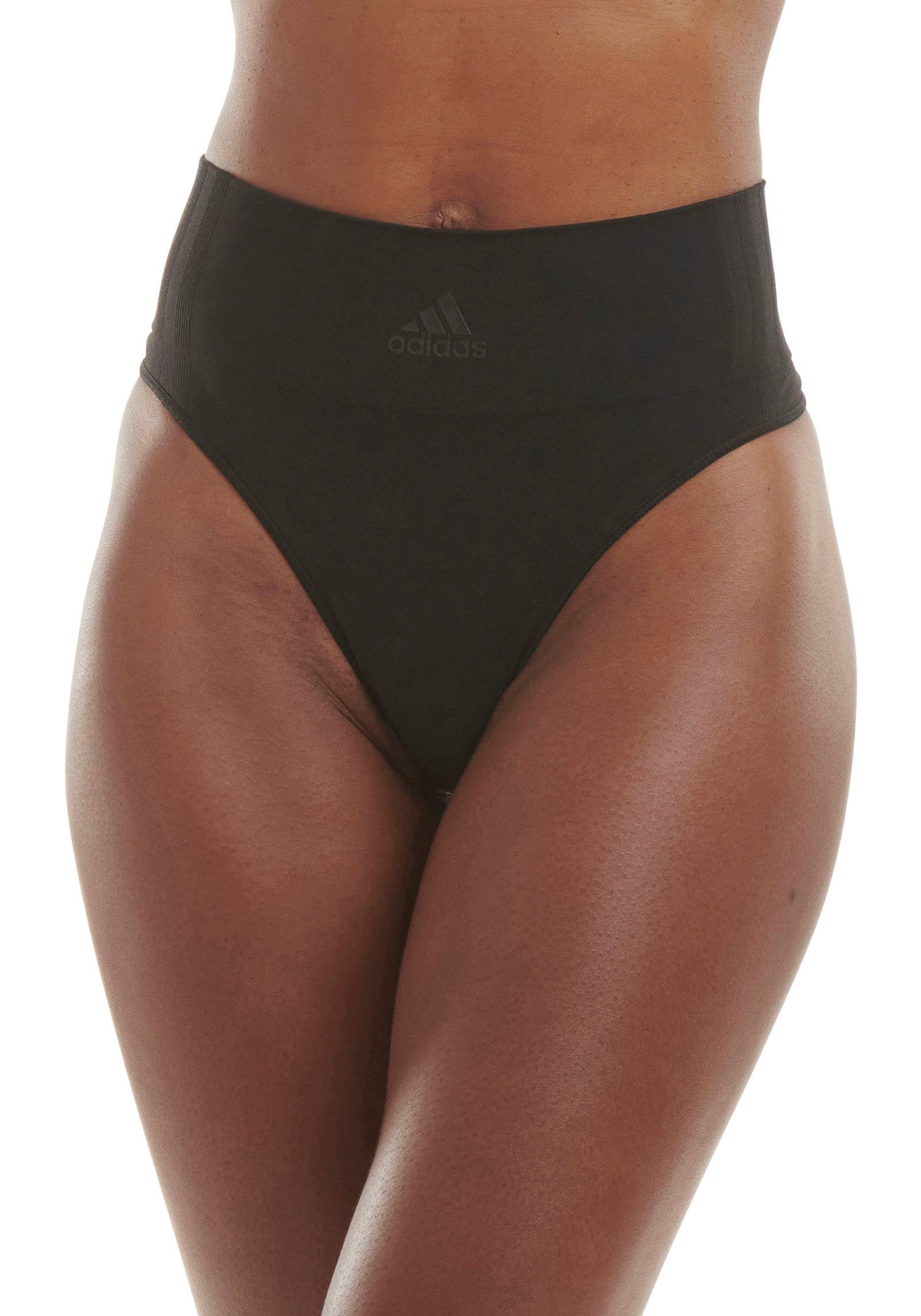 nahtlosem Stoff (2er-Pack) T-String Thong schwarz adidas mit Sportswear