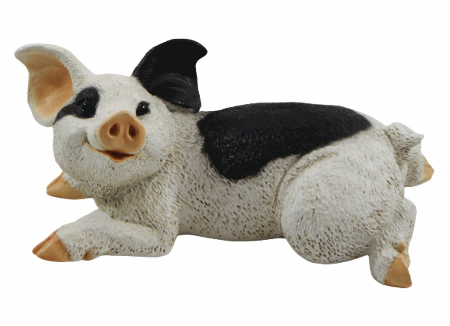 Castagna Tierfigur Dekofigur Schwein Ferkel gefleckt Kollektion Castagna Breite 23 cm