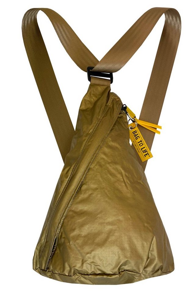 im Bravo Design, Bag to Umhängetasche Triangle praktischen Bag, Reißverschluss-Hauptfach Life