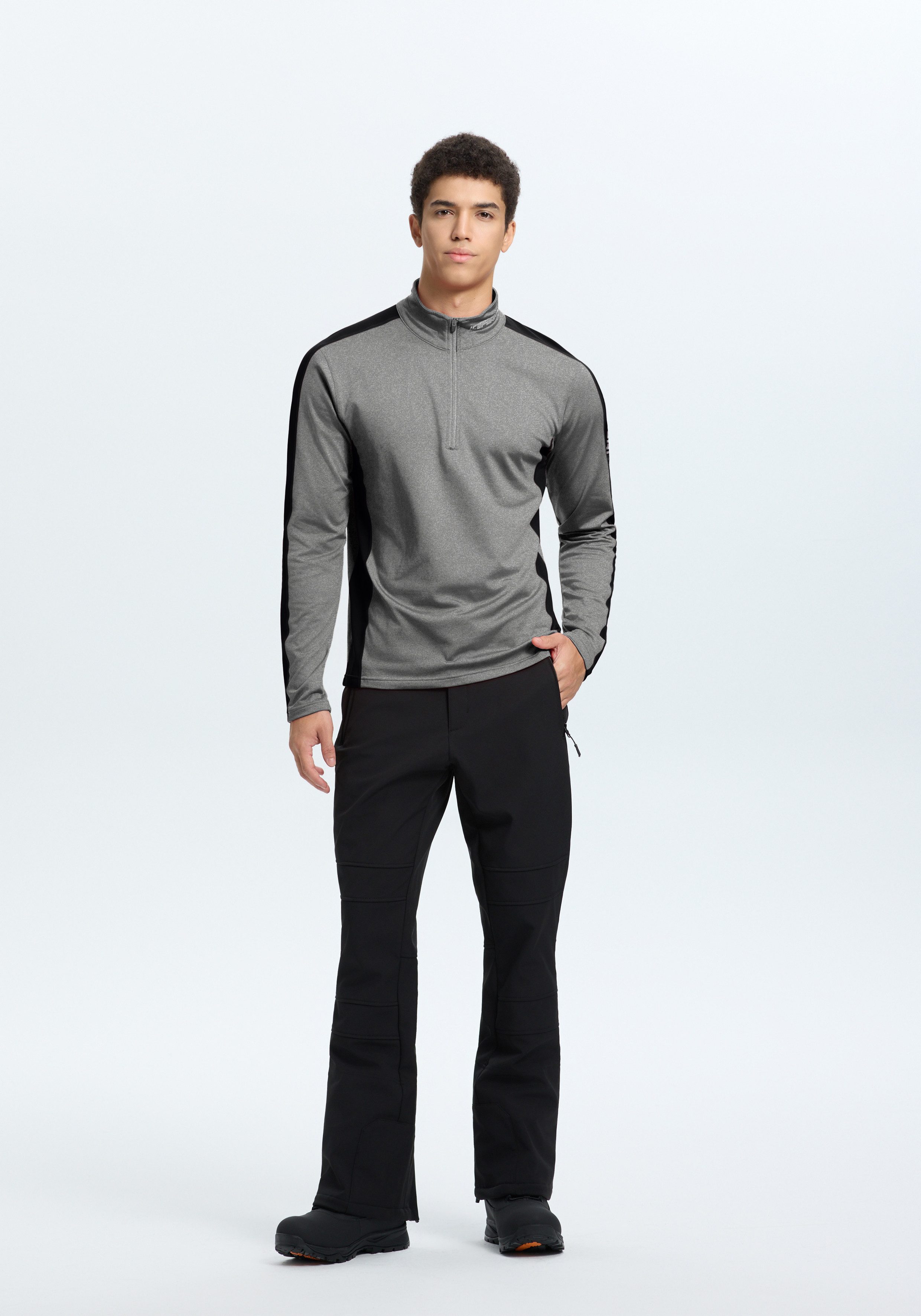 Icepeak Funktionsshirt ICEPEAK FLEMINTON (1-tlg) sportlicher Stil, mit Steh günstig online kaufen