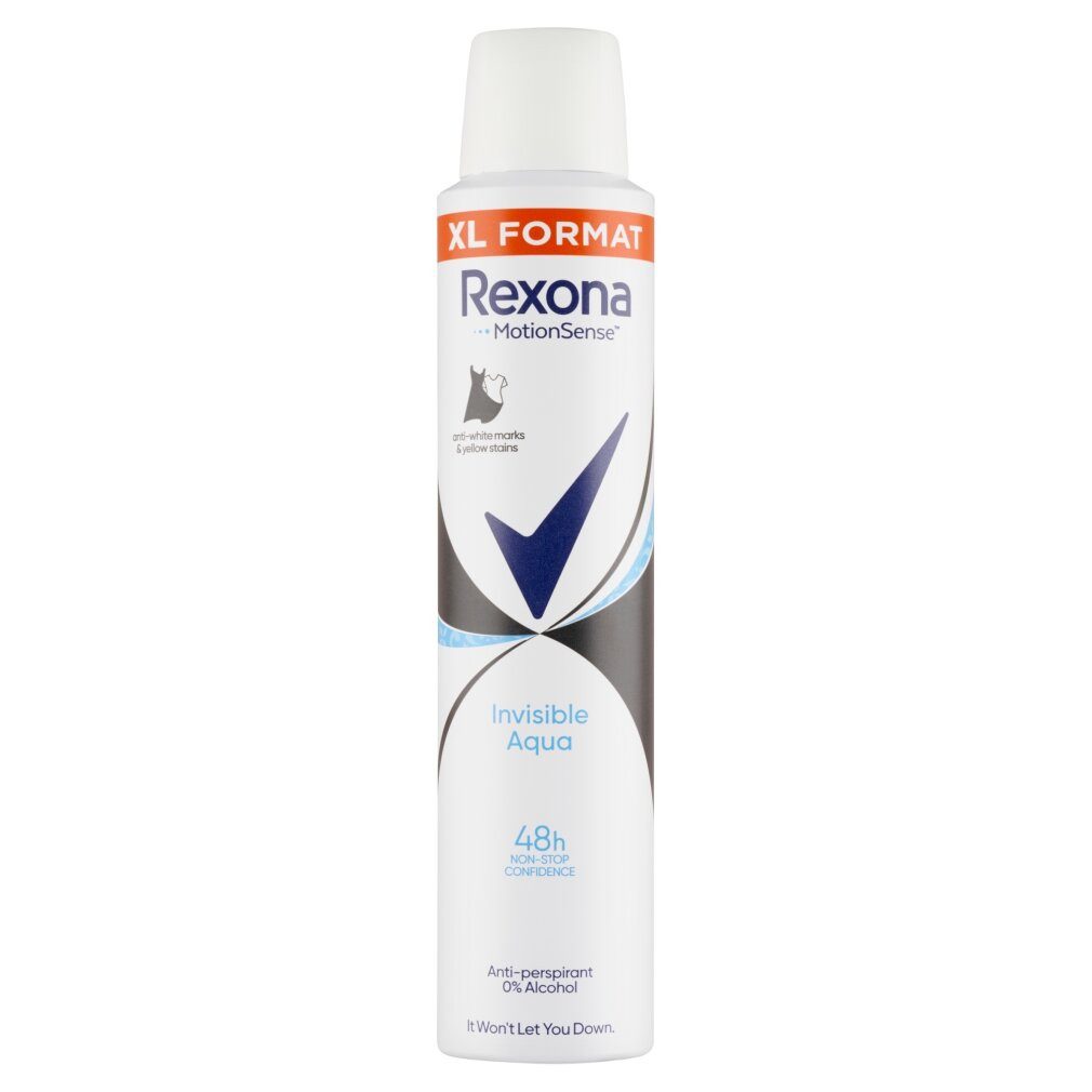Unilever Deo-Roller UNILEV REXONA DEO SPRAY WOM INVISIBLE AQUA 200ml