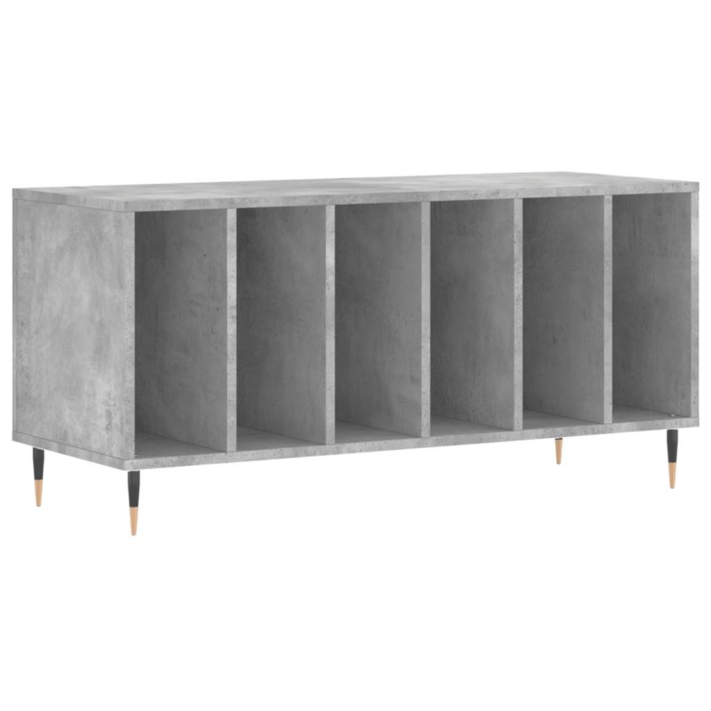 vidaXL Media-Regal Plattenschrank Betongrau 100x38x48 cm günstig online kaufen