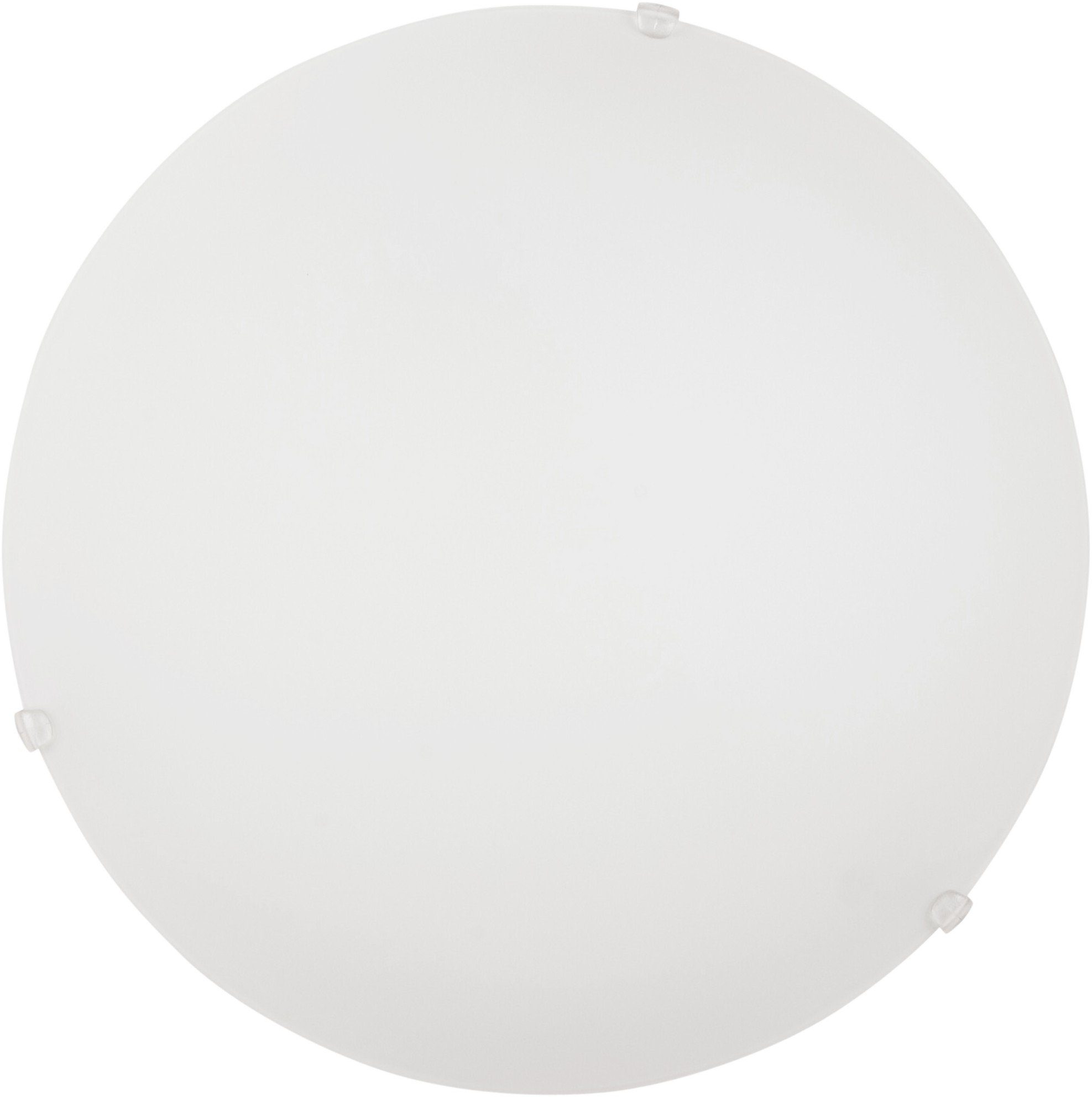 Licht-Erlebnisse Wandleuchte CLASSIC, ohne Leuchtmittel, Wandlampe Weiß Glas rund modern Schlafzimmer Flur Küche Lampe