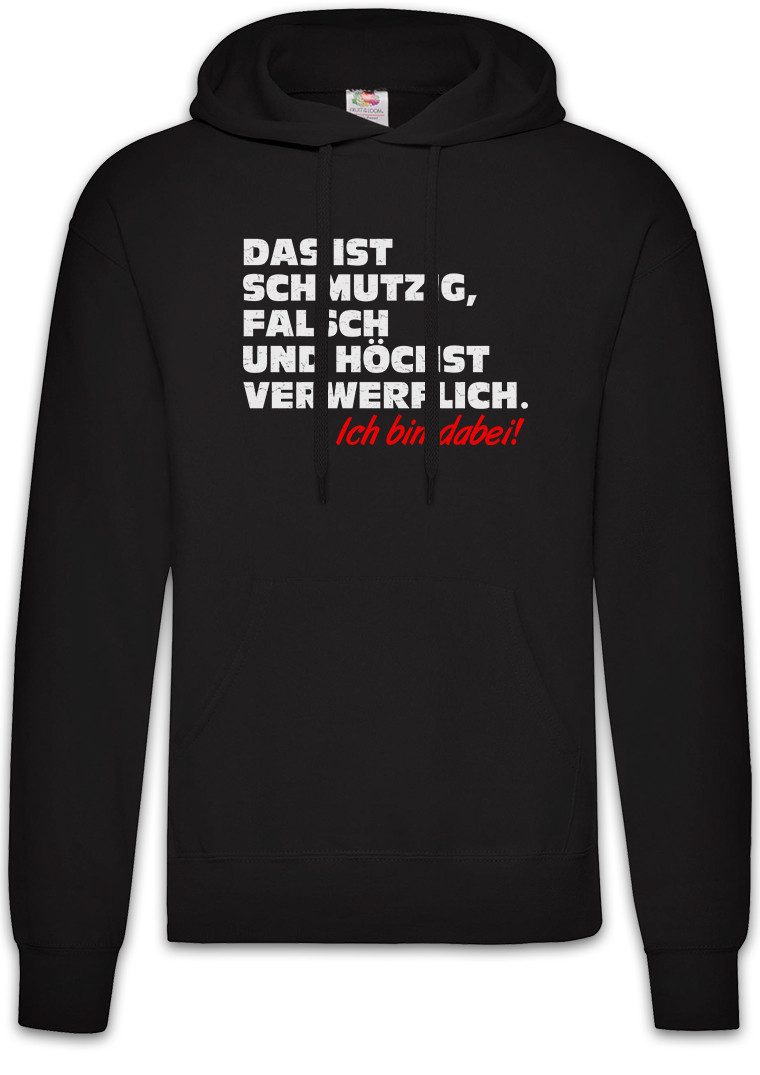 Hoodie Schmutzig Falsch Verwerflich Herren Hoodie Schmutz Dreck Clown Joke