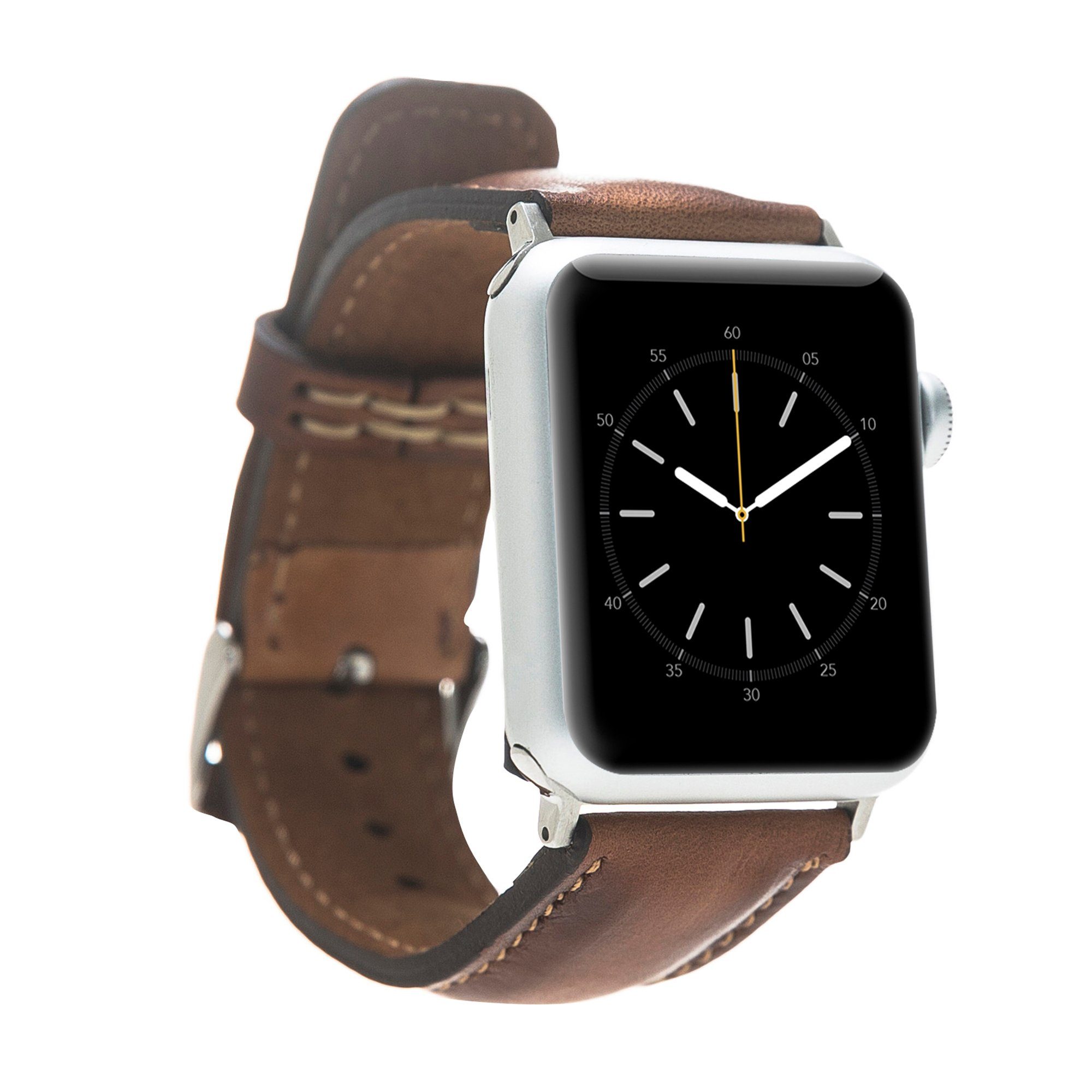Renna Leather Uhrenarmband Watch Band Echtleder Ultra/9/8/7SE/6-1 Apple für Series Ersatzarmband