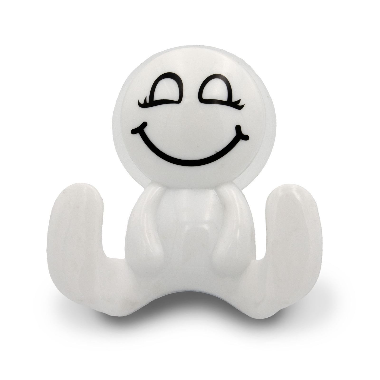 Feridras Handtuchhalter Bademantelhaken Männchen "Denise" Weiß