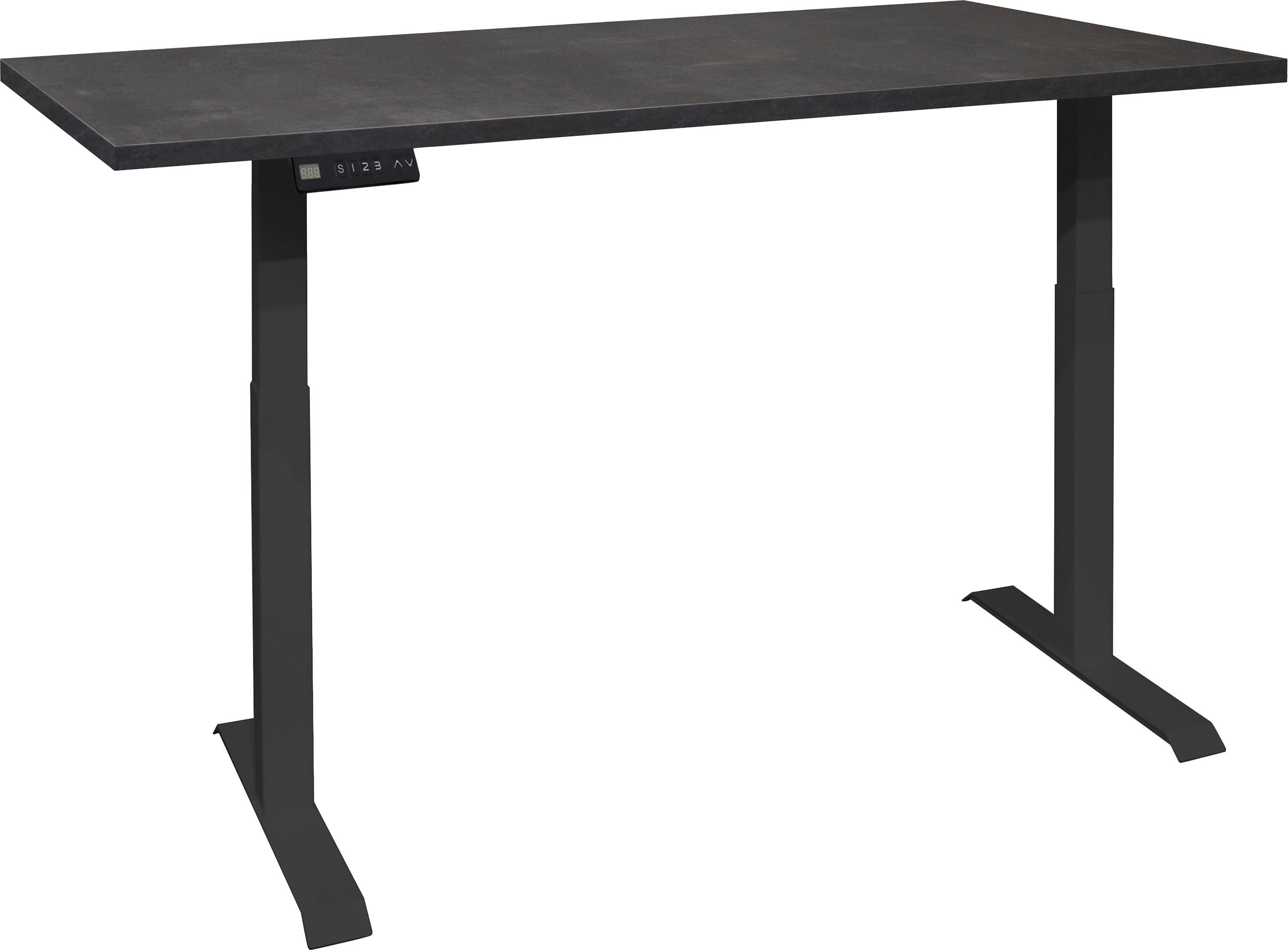 Mäusbacher Schreibtisch Big System Office, Breite 180 cm, elektrisch höhenverstellbar