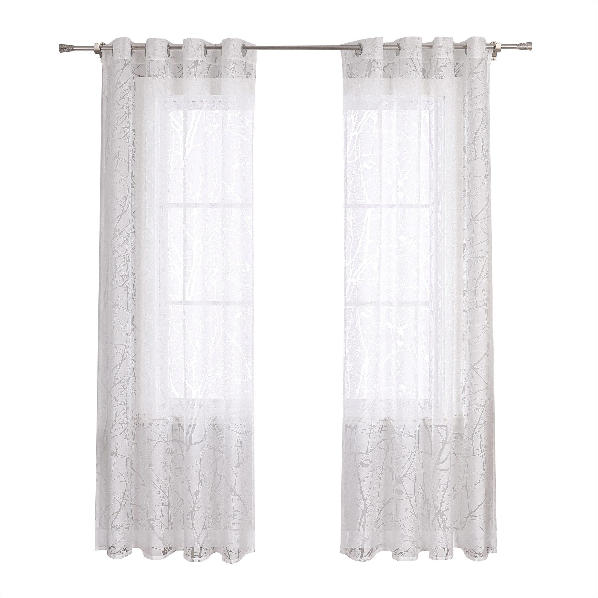 Joyswahl Gardine (1 St), Ösen, transparent, Romantisches Winter-Ambiente, A günstig online kaufen