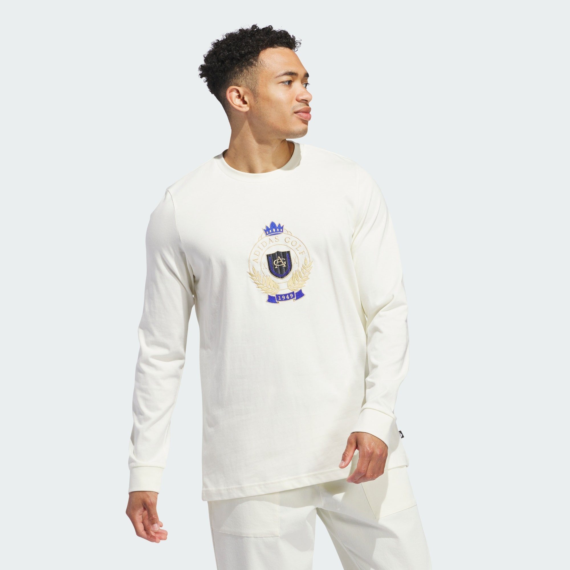 adidas Performance Funktionsshirt GO-TO CREST GRAPHIC LONGSLEEVE Ivory