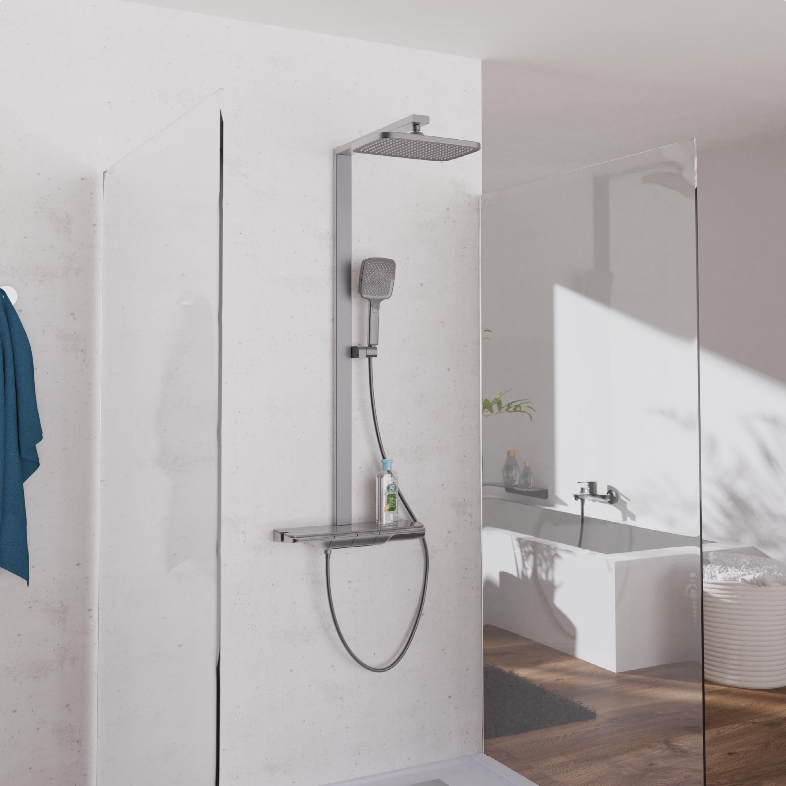 Schütte Duschsystem HAWAII Überkopfbrause-Set, Höhe 115 cm, 3 Strahlart(en) günstig online kaufen