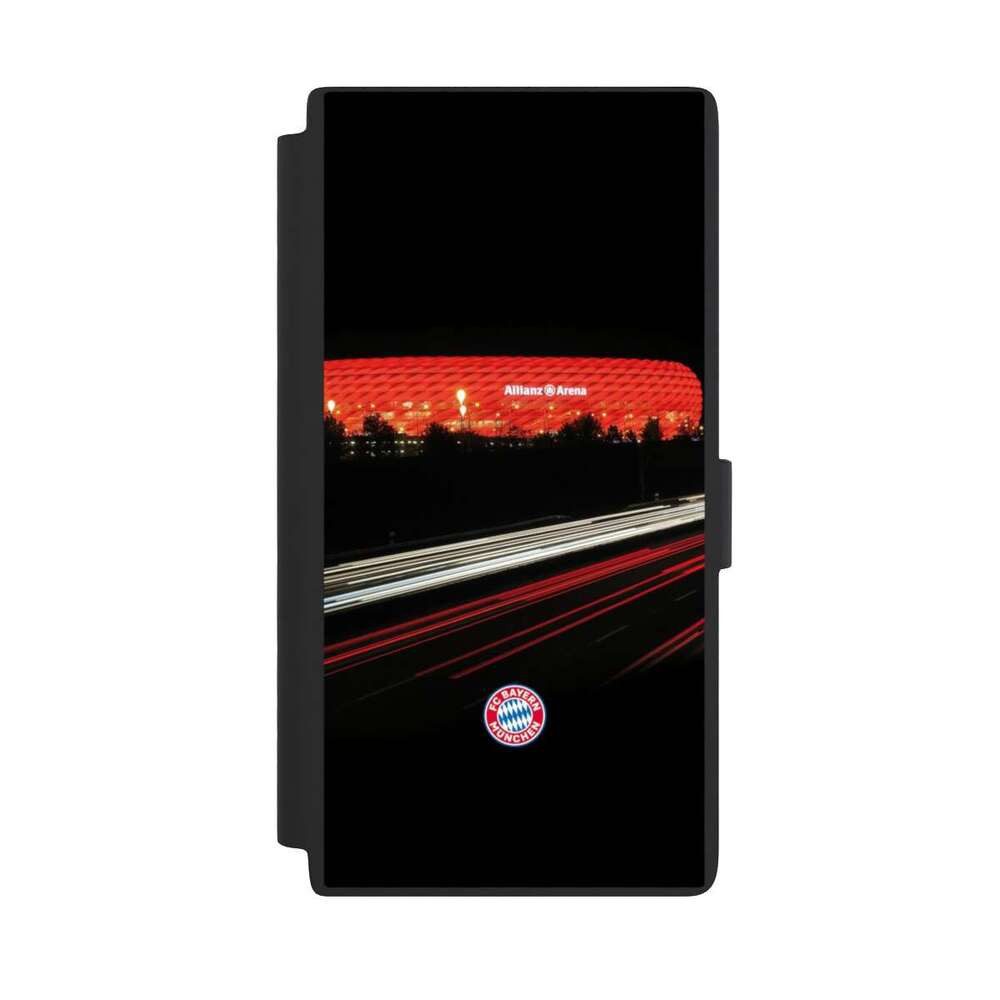 NIVOCASE Handyhülle FC Bayern München FCB Stadion FC Bayern München Allianz Arena, Samsung Galaxy S24 Ultra Klapphülle Handyhülle aus Kunst Leder