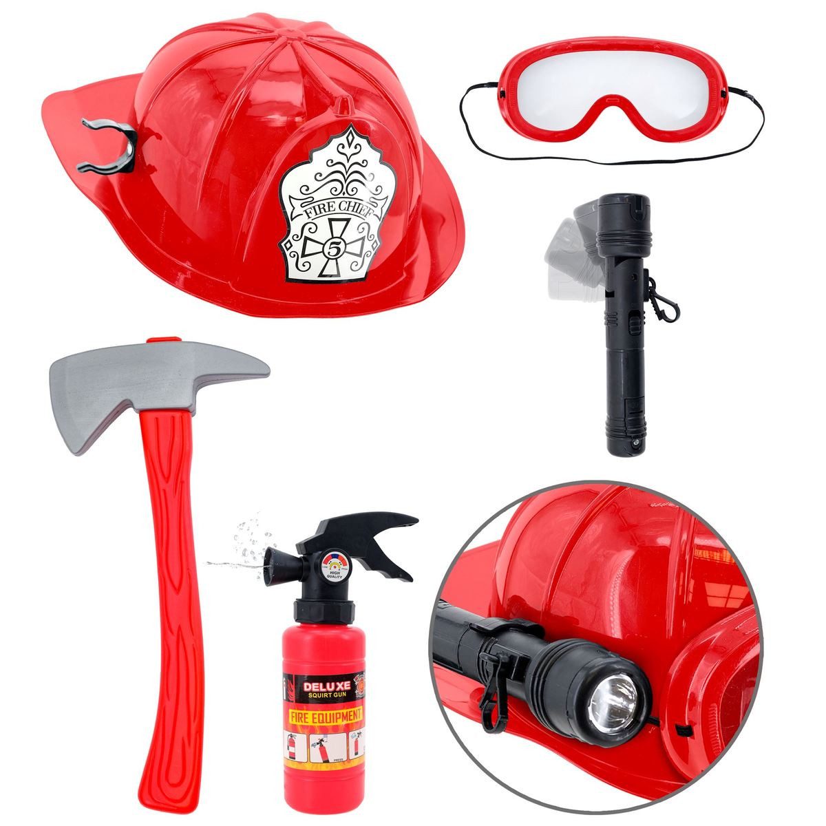 Widmann S.r.l. Kostüm WIDMANN Feuerwehrmann Set für Kinder