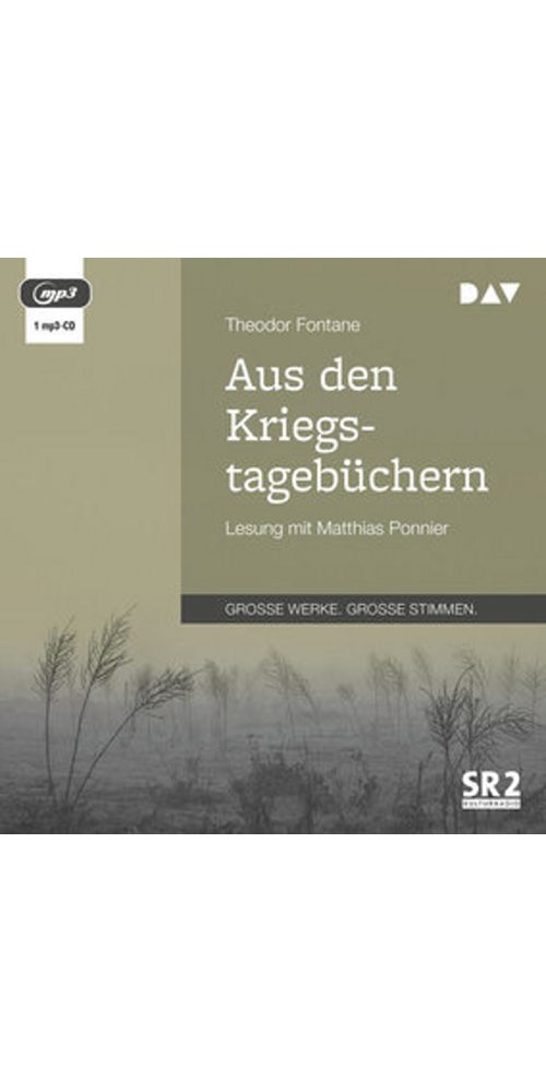 Der Audio Verlag Hörbuch Aus den Kriegstagebüchern, (1-St)
