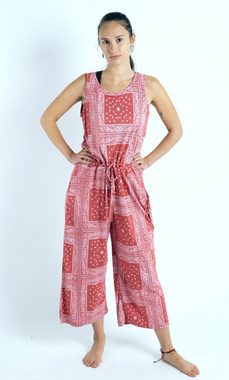 Guru-Shop Relaxhose Sportlicher Jumpsuit, Sommer Overall,.. alternative Bekleidung