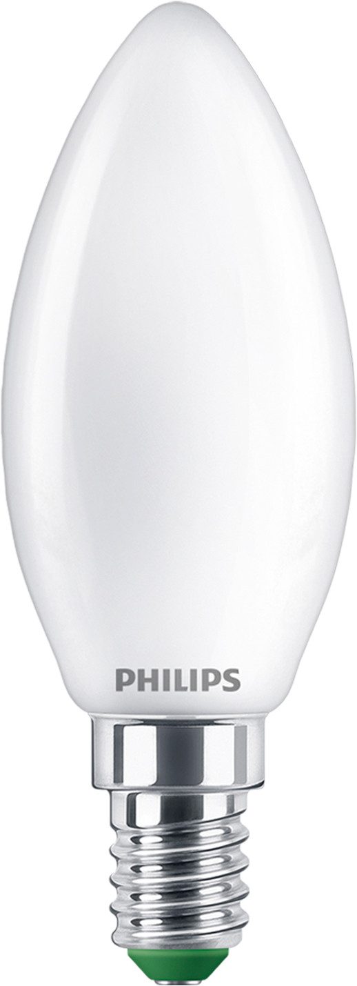 Philips LED-Leuchtmittel Ultraeffiziente E14 Lampe, 3er-Pack, 40W, Warmweiß, E14, 3 St., Warmweiß, EyeComfort, Lange Lebensdauer, Klassisches Design, Matt
