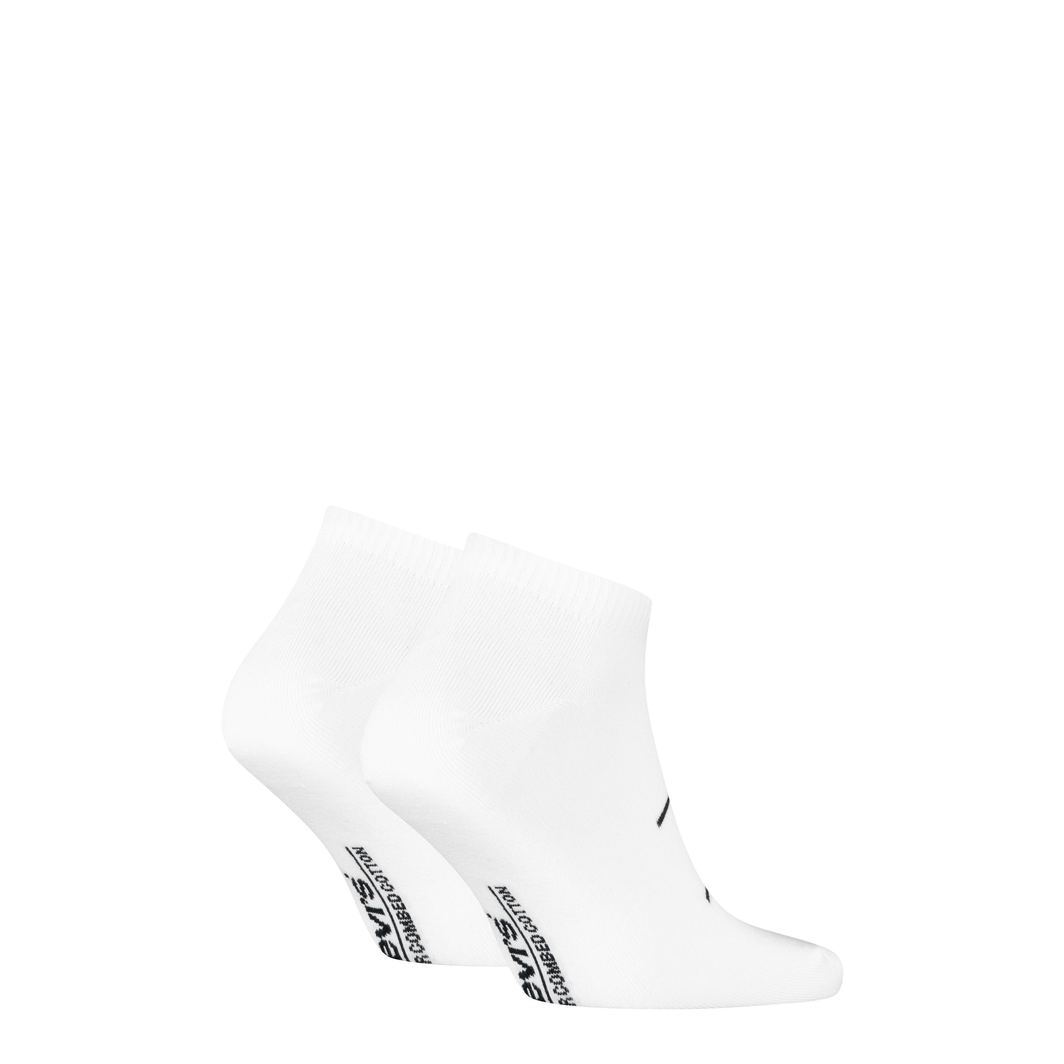 Levi's® Sneakersocken LEVIS LOW CUT SPORT (2 Paar) für Damen und Herren, Cotton-Mix, modisch, elastisch