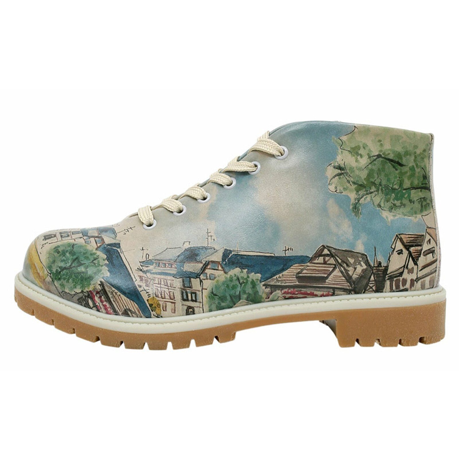 DOGO Shortcut Boots Travel Fills The Soul Damen Stiefeletten Stiefel Handge günstig online kaufen