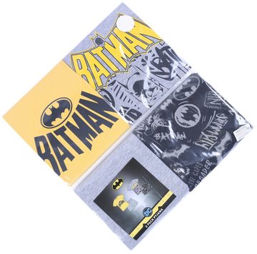 Sarcia.eu Schlafanzug 2x Gelb-grauer Pyjama Batman DC COMICS 7-8 Jahre