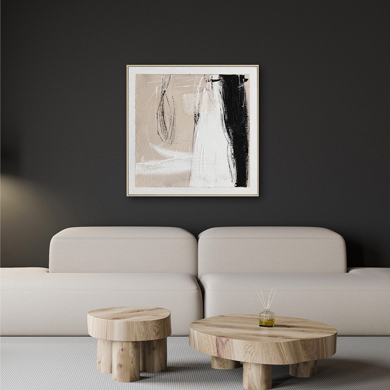 ArtUniverse Gemälde Natural Art 80 x 80 cm, Abstrakt