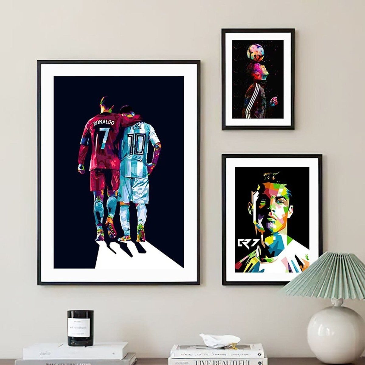 JUSTGOODMOOD Poster Fußball Christiano Ronaldo bei Manchester United beste Momente als Dek, B (1 St)