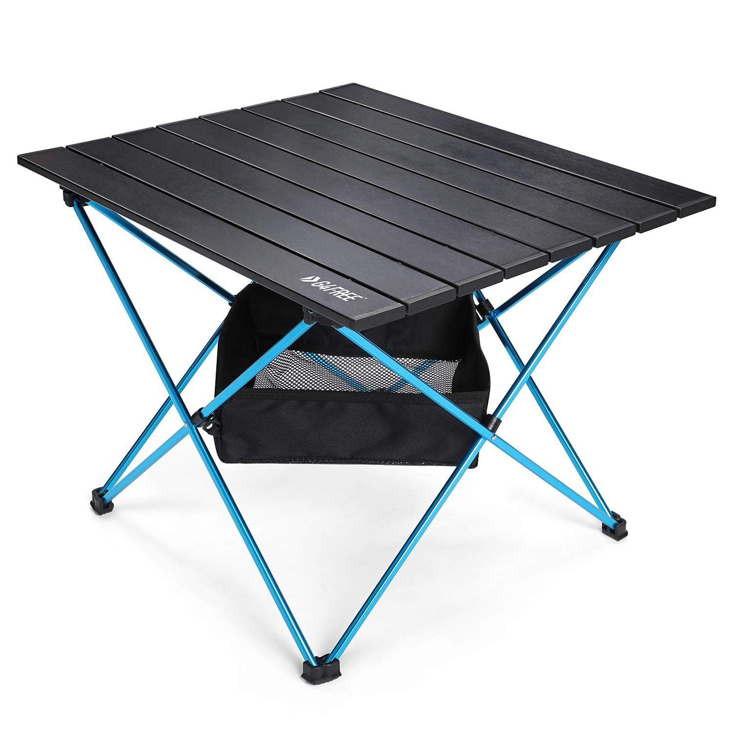 Yiyer Ultraleichter Klappbarer Strandtisch Aluminium Tragbarer Camping-Tisch Persönlicher Strandtisch für Sand Zusammenklappbare Kleine Tragbare Klappbare Kompakte Tische