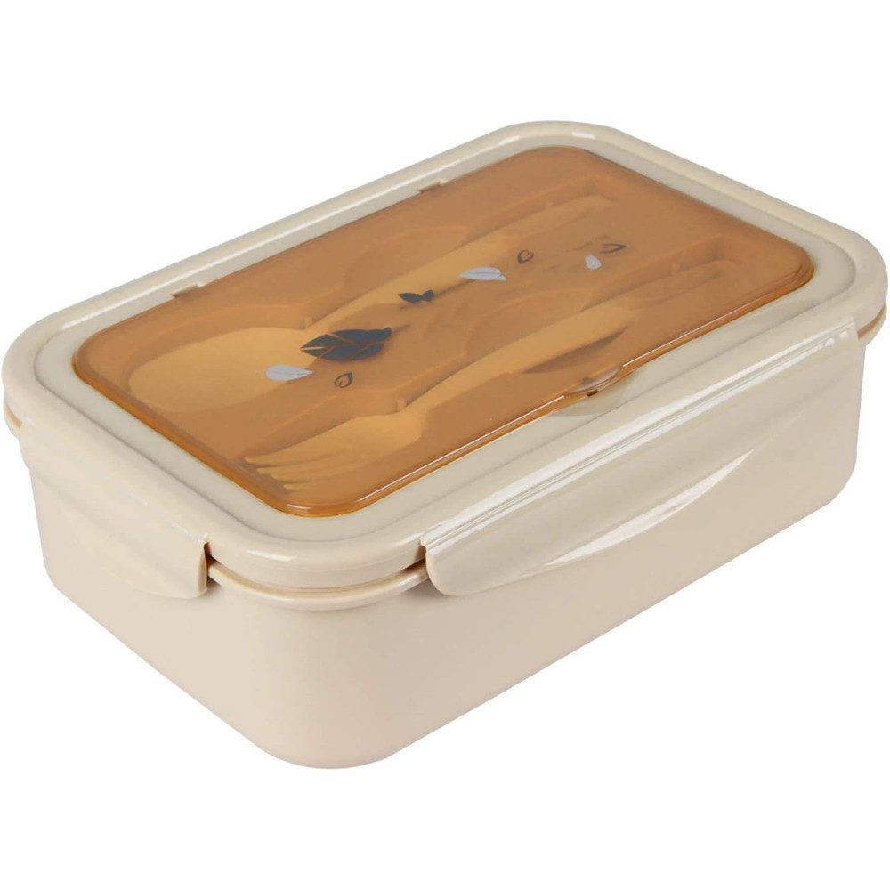 Lubgitsr Lunchbox Bento Box,Erwachsene Brotdose mit 3 Fächern Lunchbox Auslaufsicher, (1-tlg)