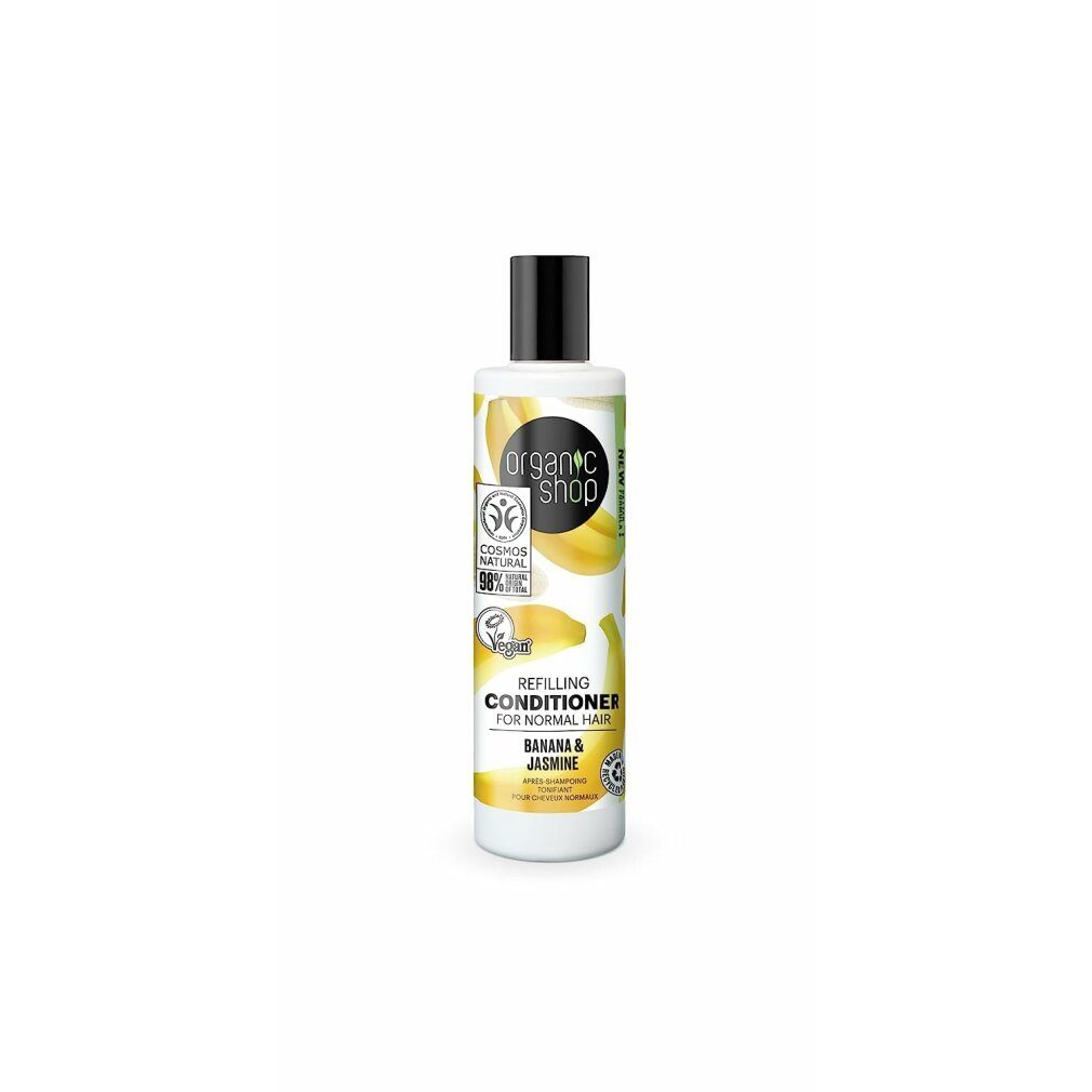 Organic Shop Haarspülung Banana Refillin Acondicionador Cabello Normal 280ml