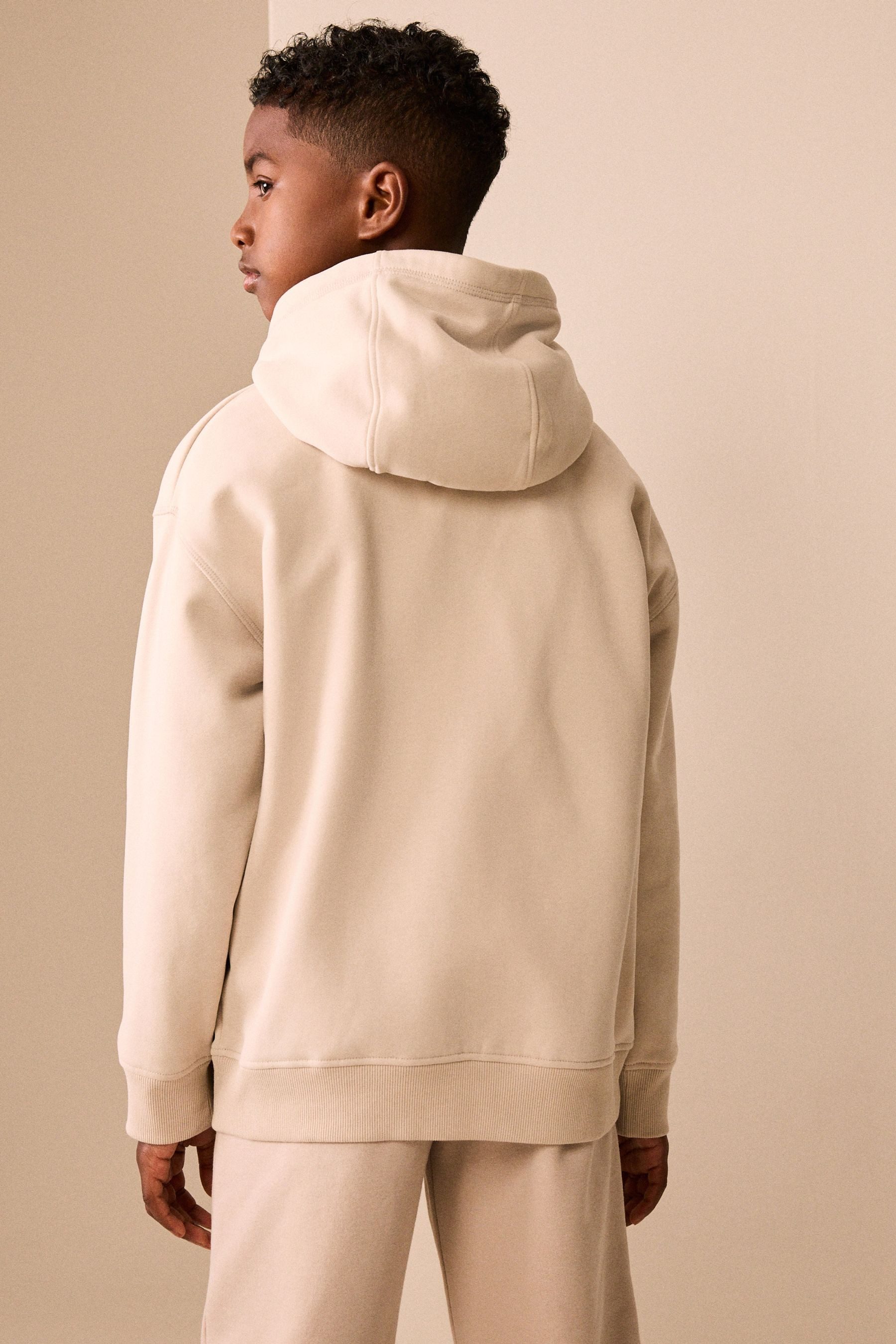 Next Kapuzensweatjacke Einfarbiges Jersey-Hoodie (1-tlg) – Bild 5 von 5