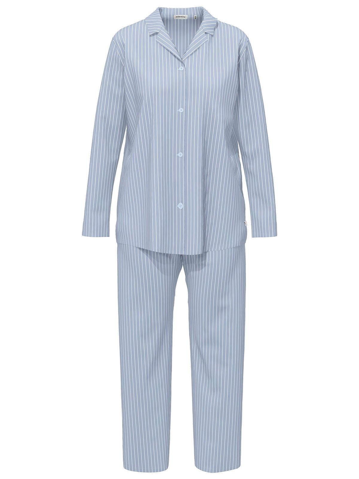 Seidensticker schwarze Rose Pyjama Damen Pyjama Set lang bodywear (Stück, 1 tlg) -