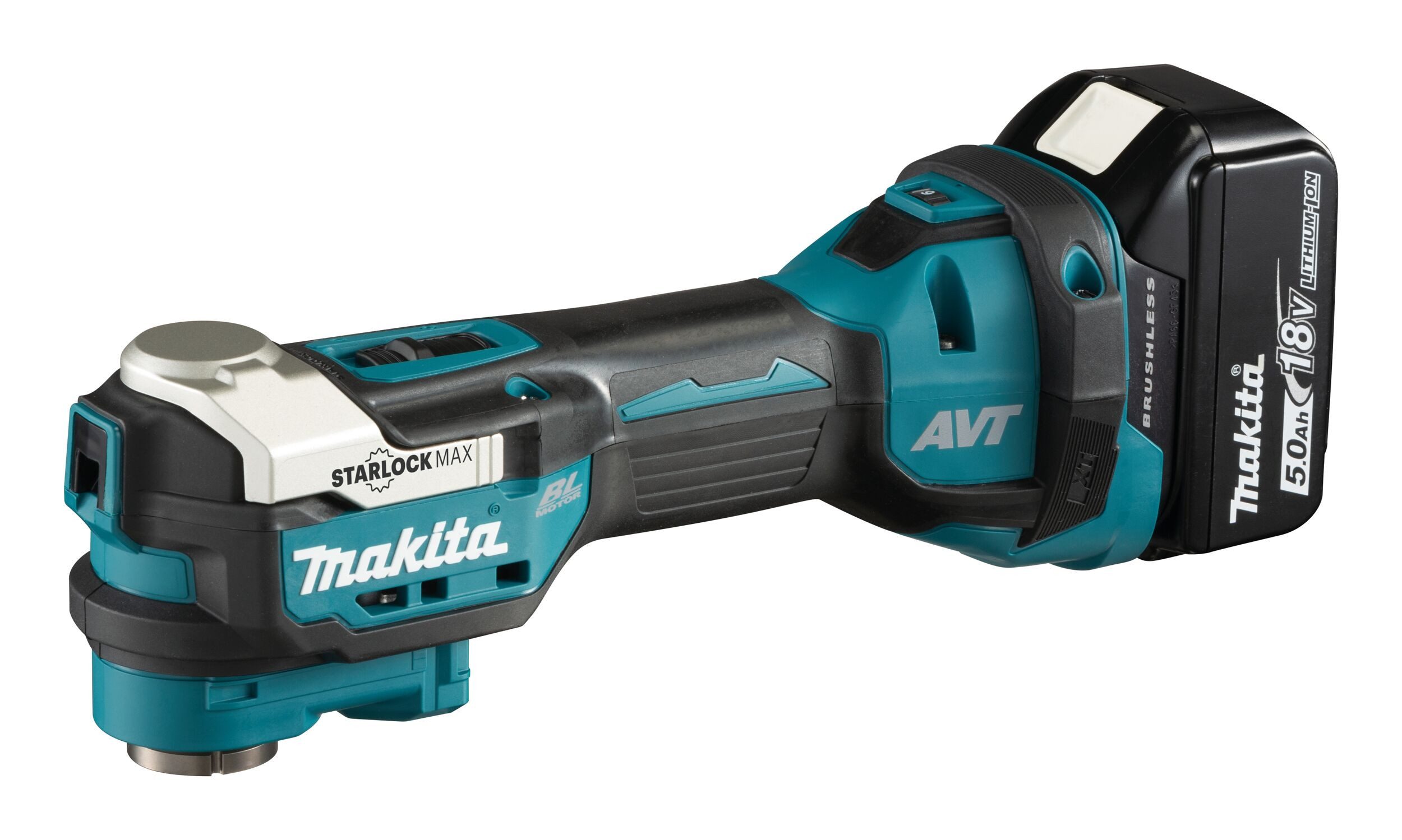 Makita Akku-Multischleifer, Multifunktionswerkzeug 18V, DTM52T1JX2, 5 Ah Li-Ion in MAKPAC 3
