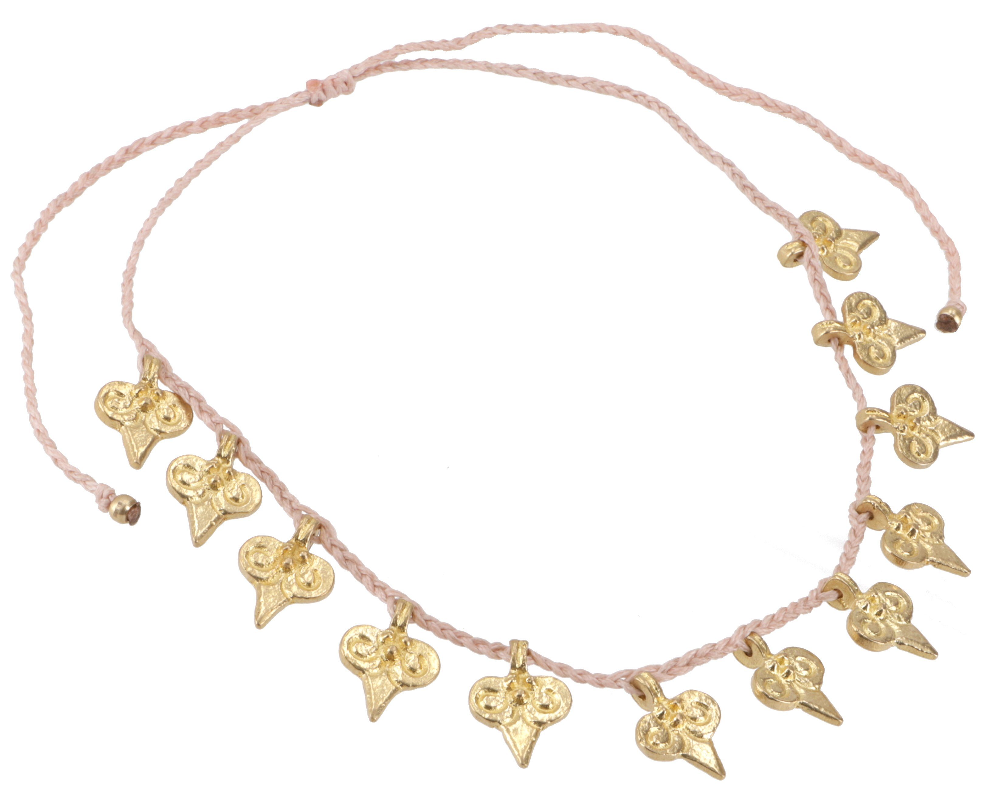 Perlenkette Makramee Kette Modeschmuck, Boho Kopfschmuck..