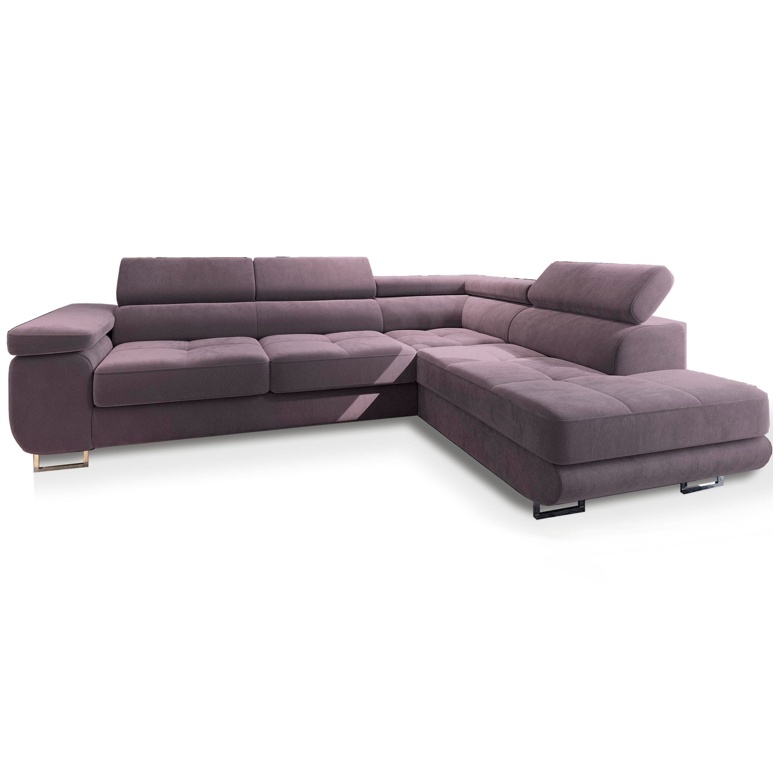 Masseno Ecksofa SELVA mit Schlaffunktion L-Form, Sofa mit Bettkasten günstig online kaufen