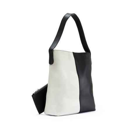 Vivance Shopper (2-tlg), colourblocking mit kleiner Innentasche, Handtasche, Schultertasche