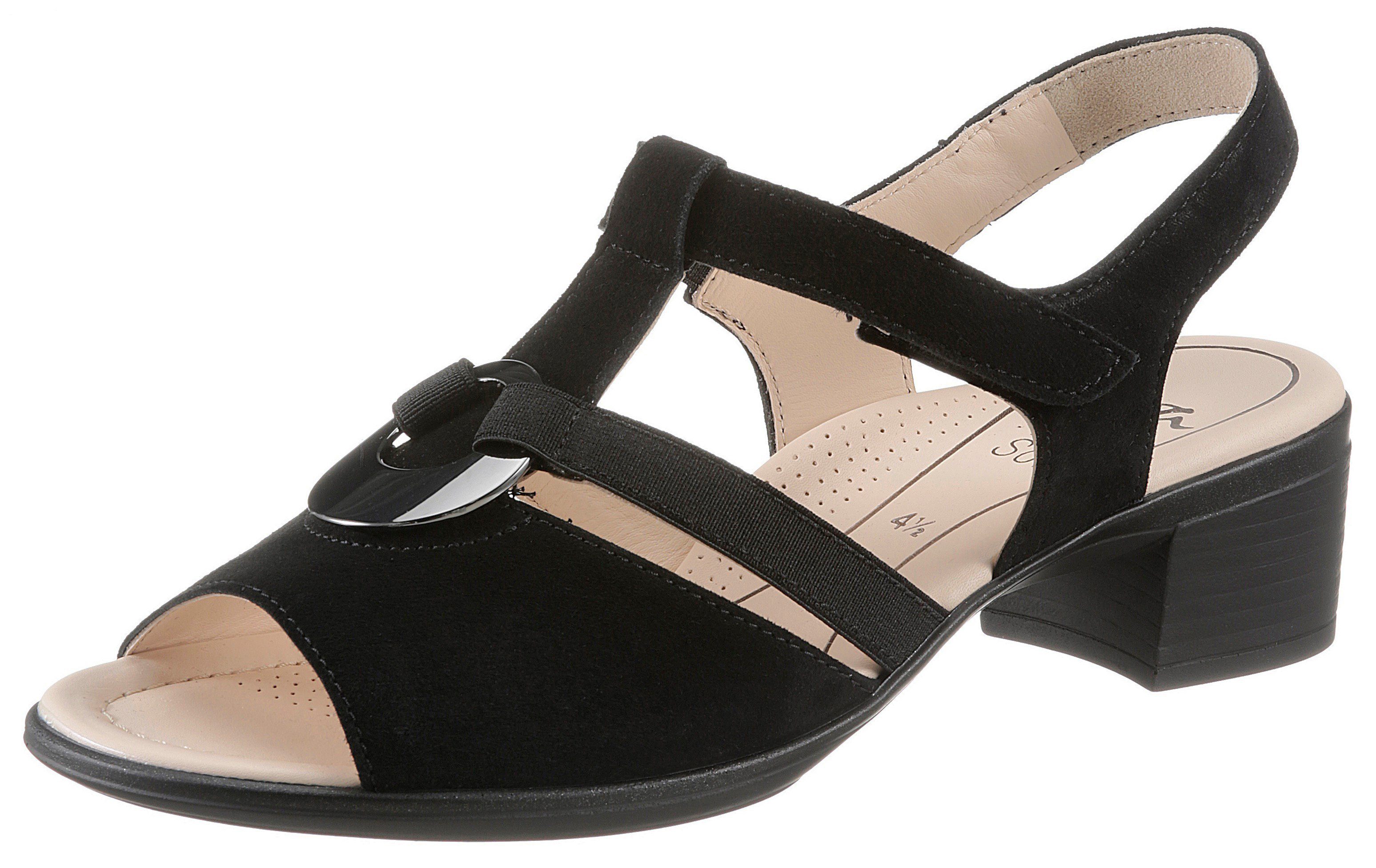 Ara LUGANO (sehr Schuhweite 045149 weit) Sandalette schwarz in H bequemer