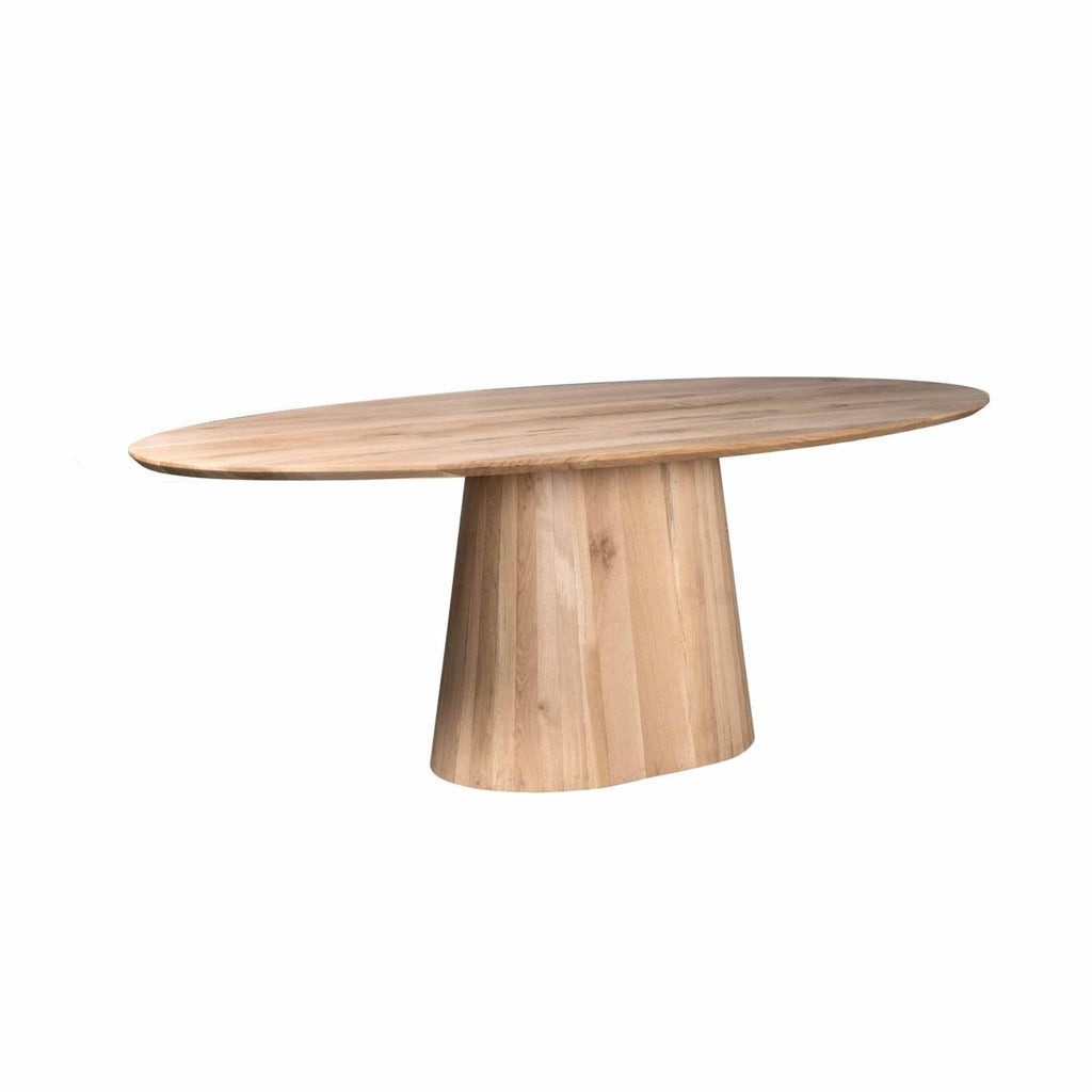 BENEDO MÖBEL Esstisch Verona Natur – Holztisch aus massiver Eiche, Oval 240x120 cm