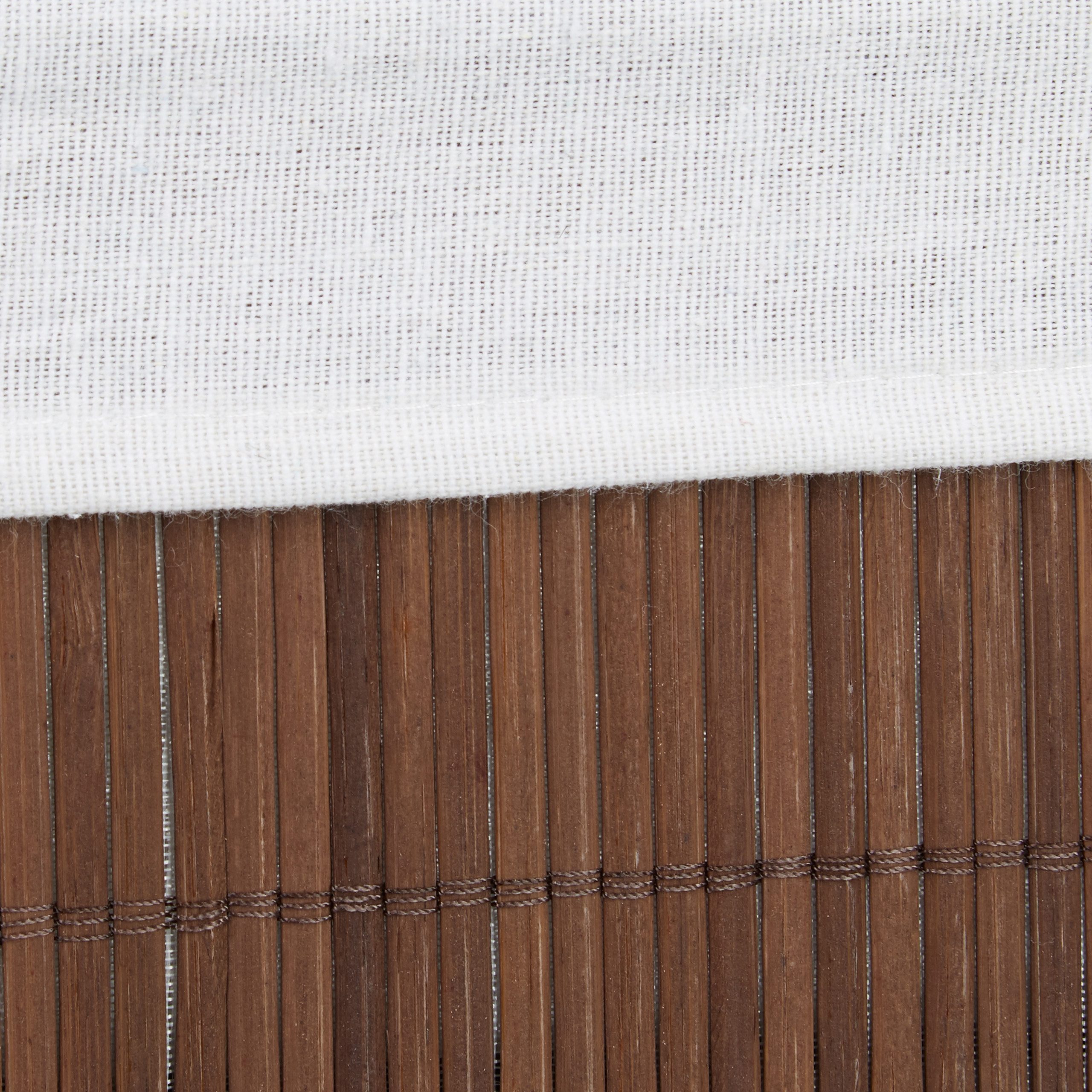 relaxdays Aufbewahrungskorb Bad 3 teiliges Set, braun